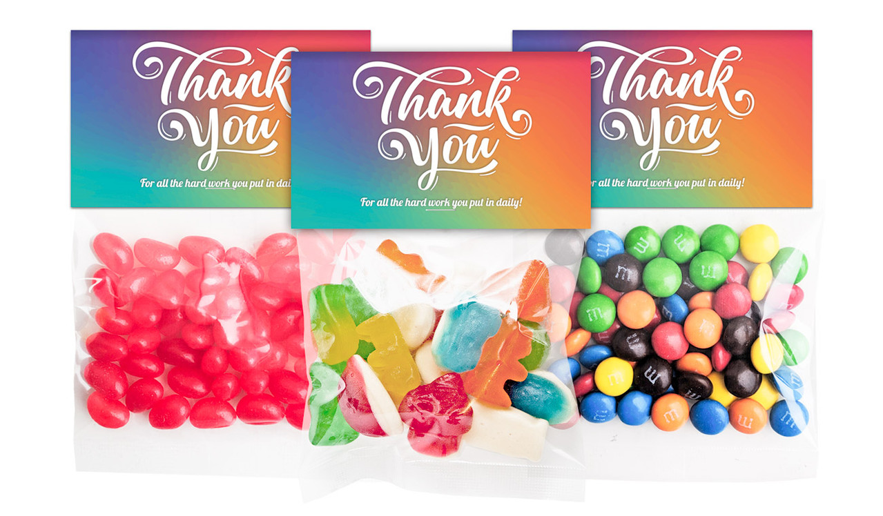 Colourful Personalised Lolly Bag With Topper