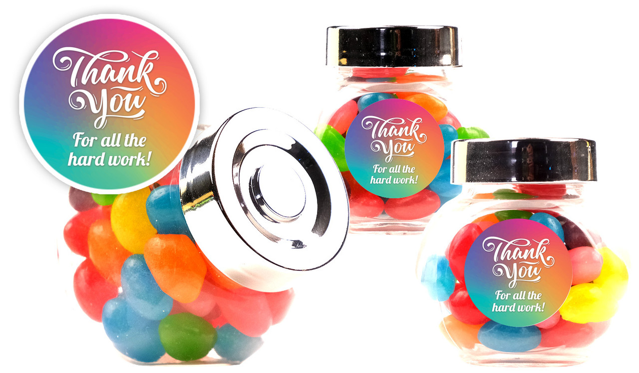 Colourful Personalised Mini Candy Jar