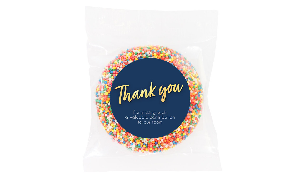 Golden Thank You Chocolate Freckle