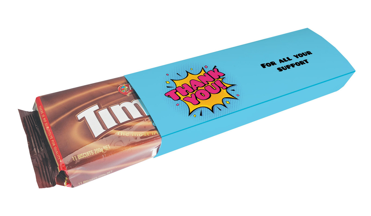 Starburst Thank You Custom Packet Of TimTams TM