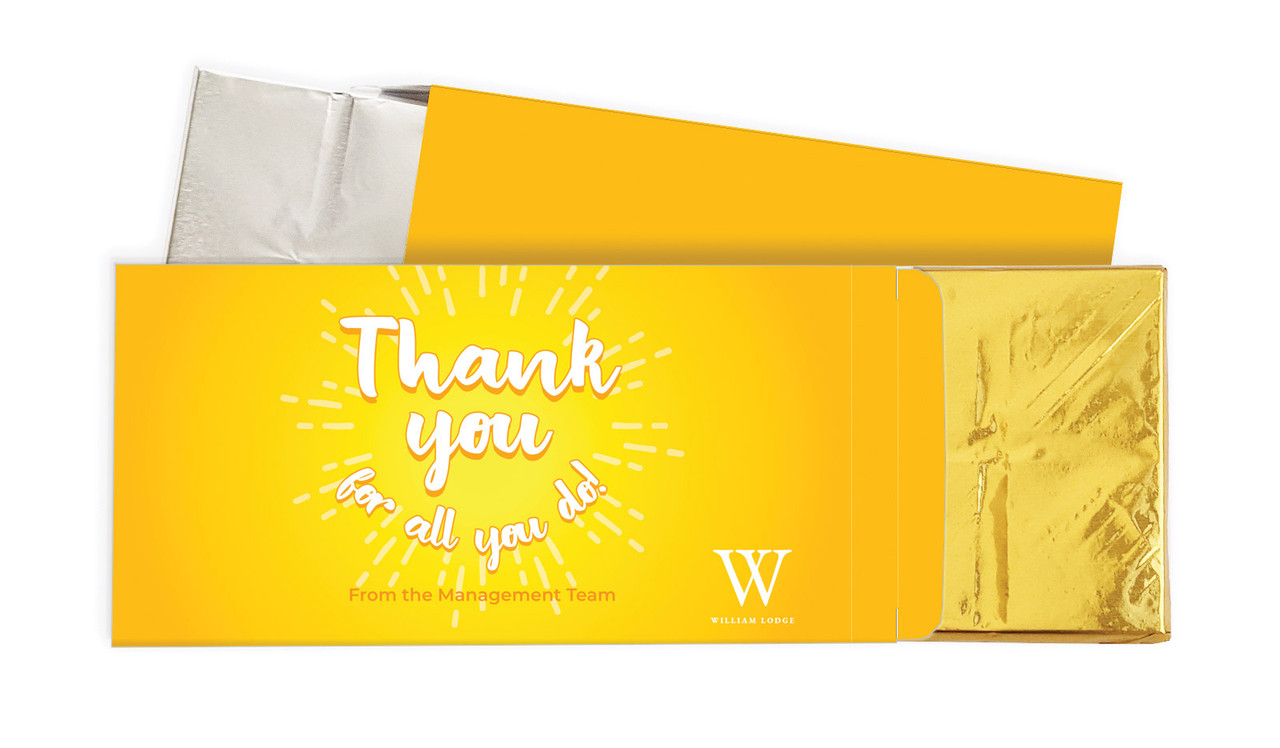 Sunny Personalised Chocolate Bar In A Box