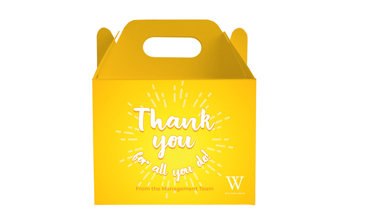 Sunny Personalised Gable Favour Box