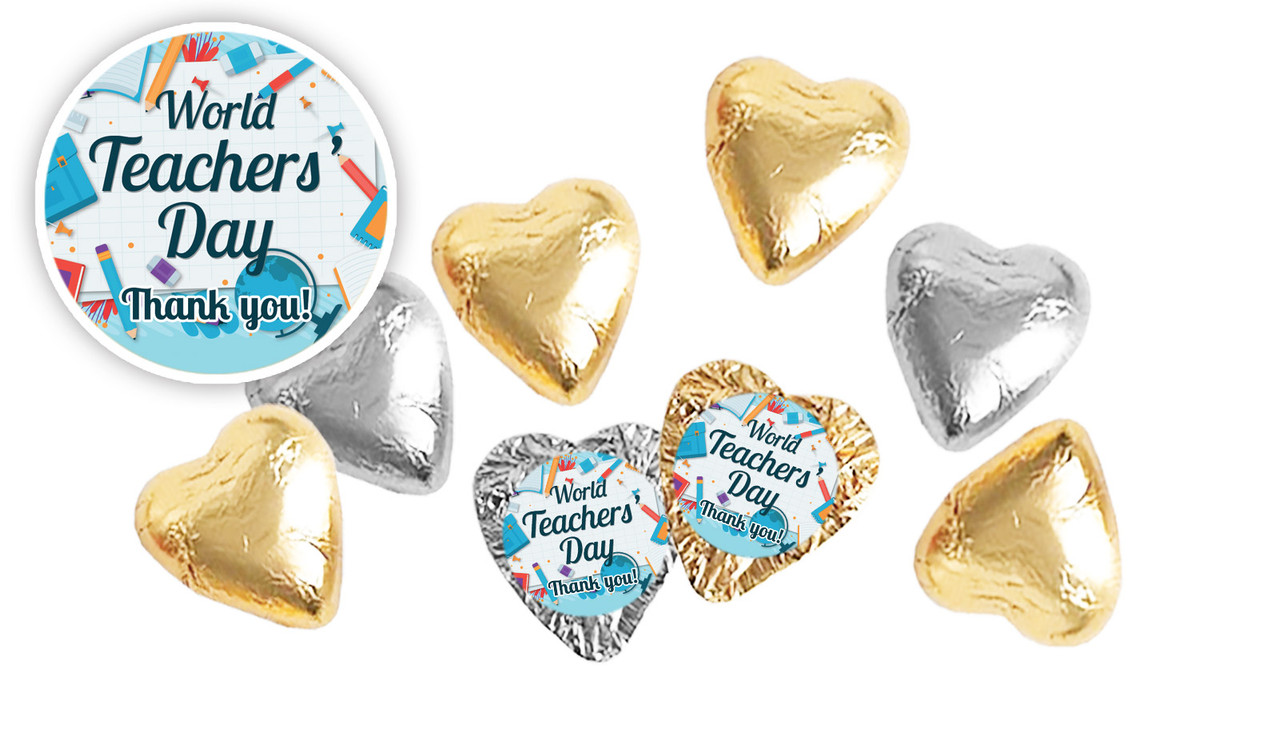 Books Personalised Teachers Day Chocolate Hearts