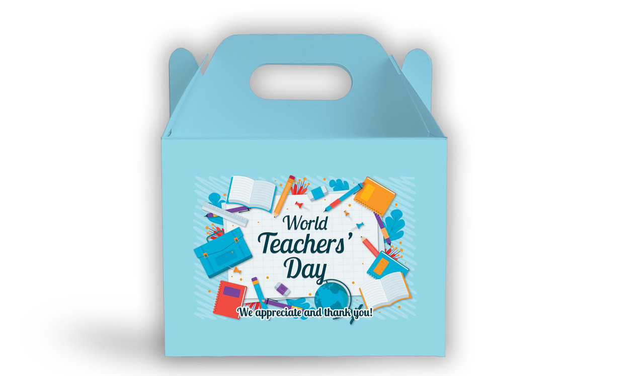 Books Personalised Gable Favour Box