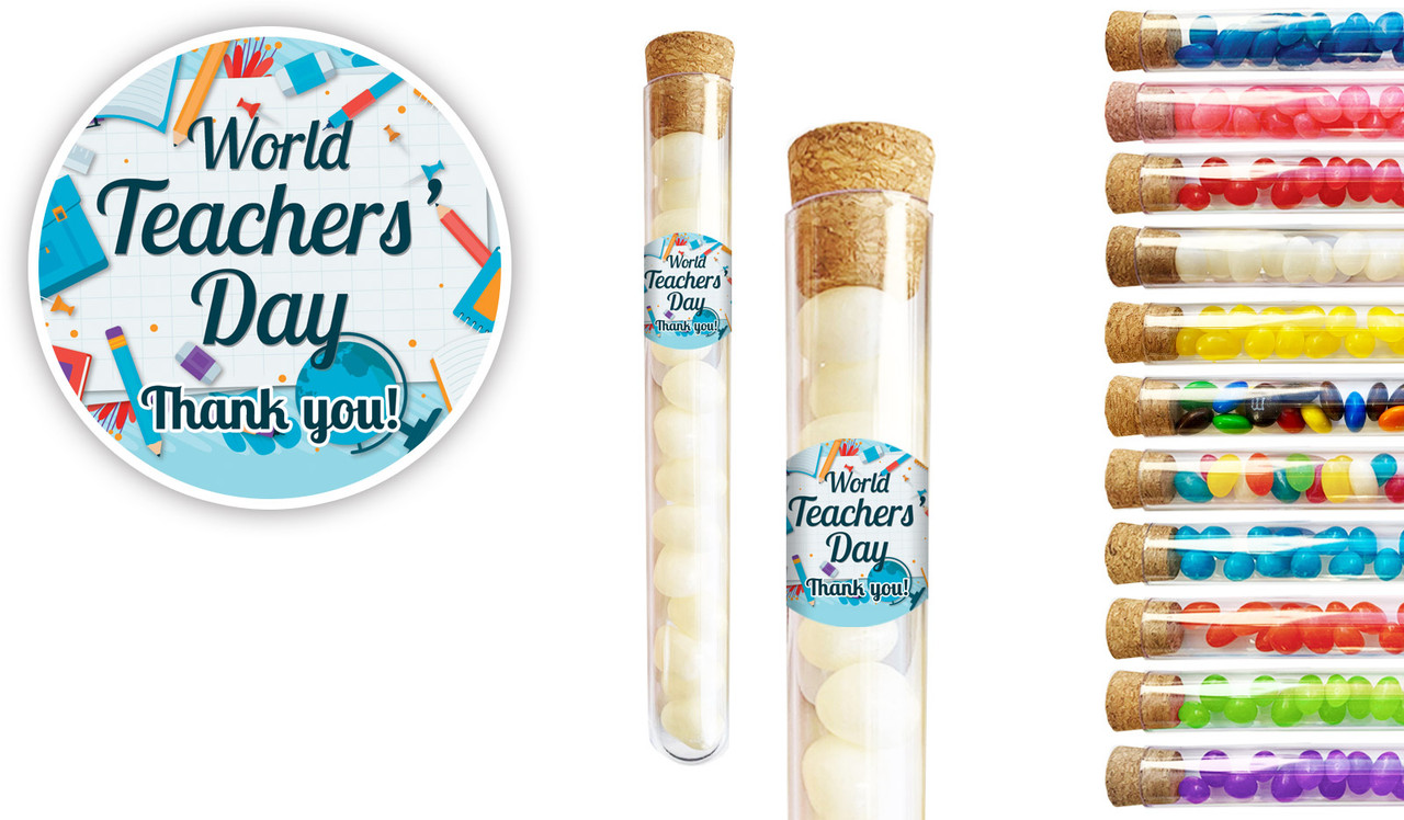 Books Teachers Day Personalised Test Tubes