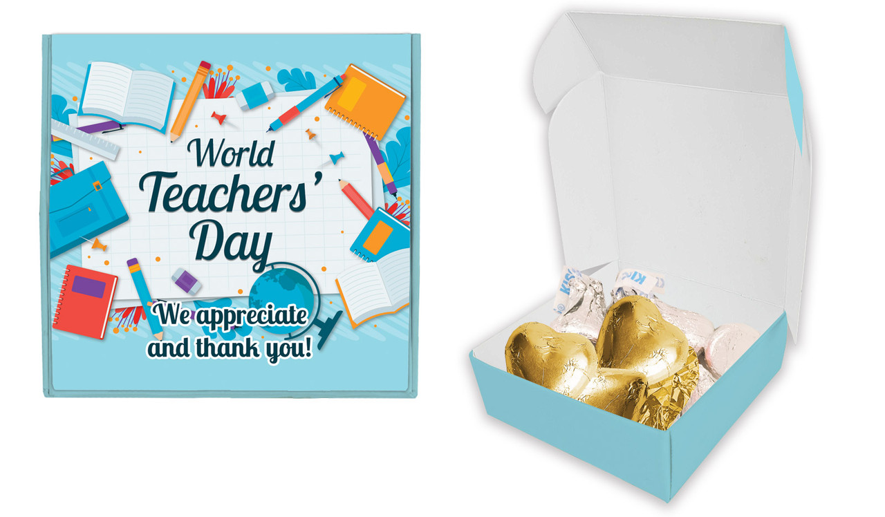 Books Teachers Day Personalised Hugs And Kisses Box