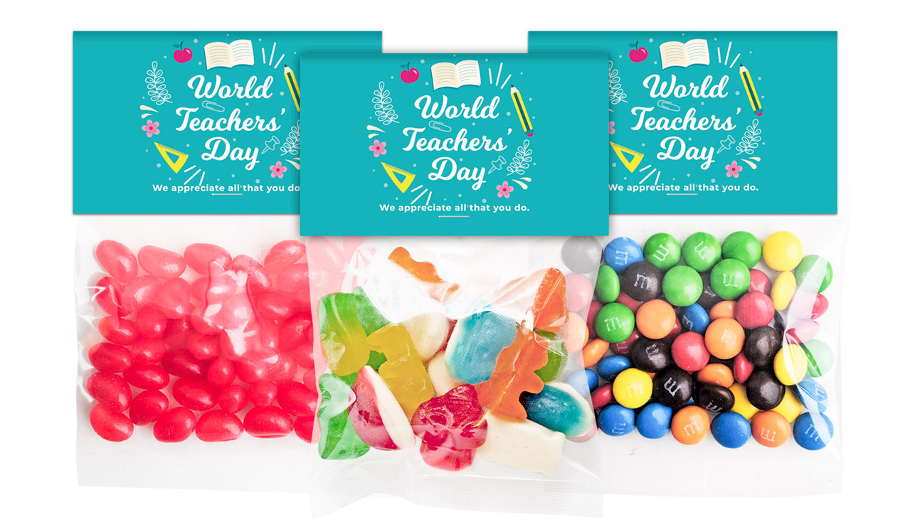 Fun Personalised Lolly Bag With Topper