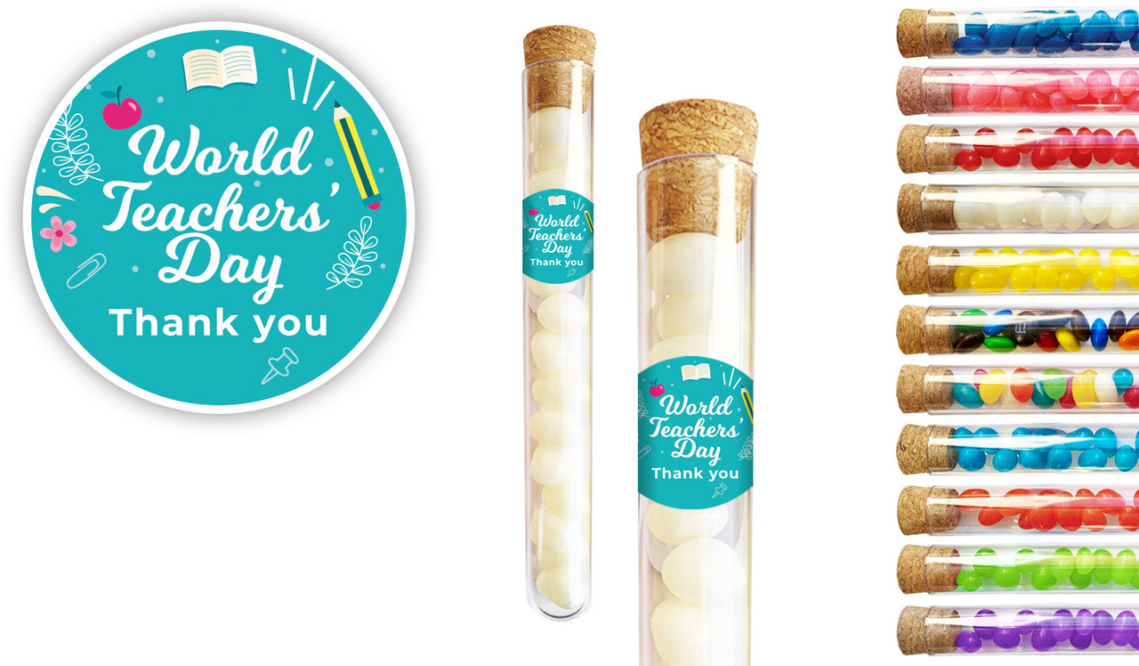Fun Teachers Day Personalised Test Tubes