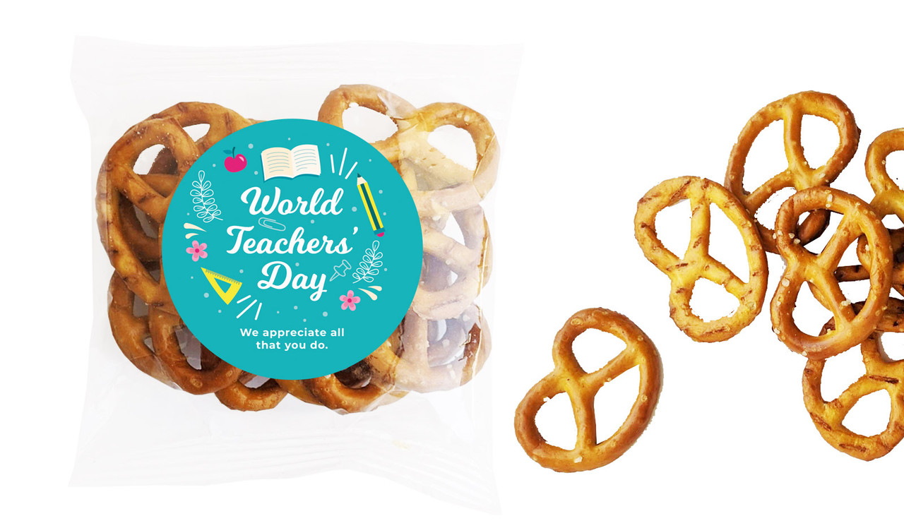 Fun Personalised Bag Of Pretzels