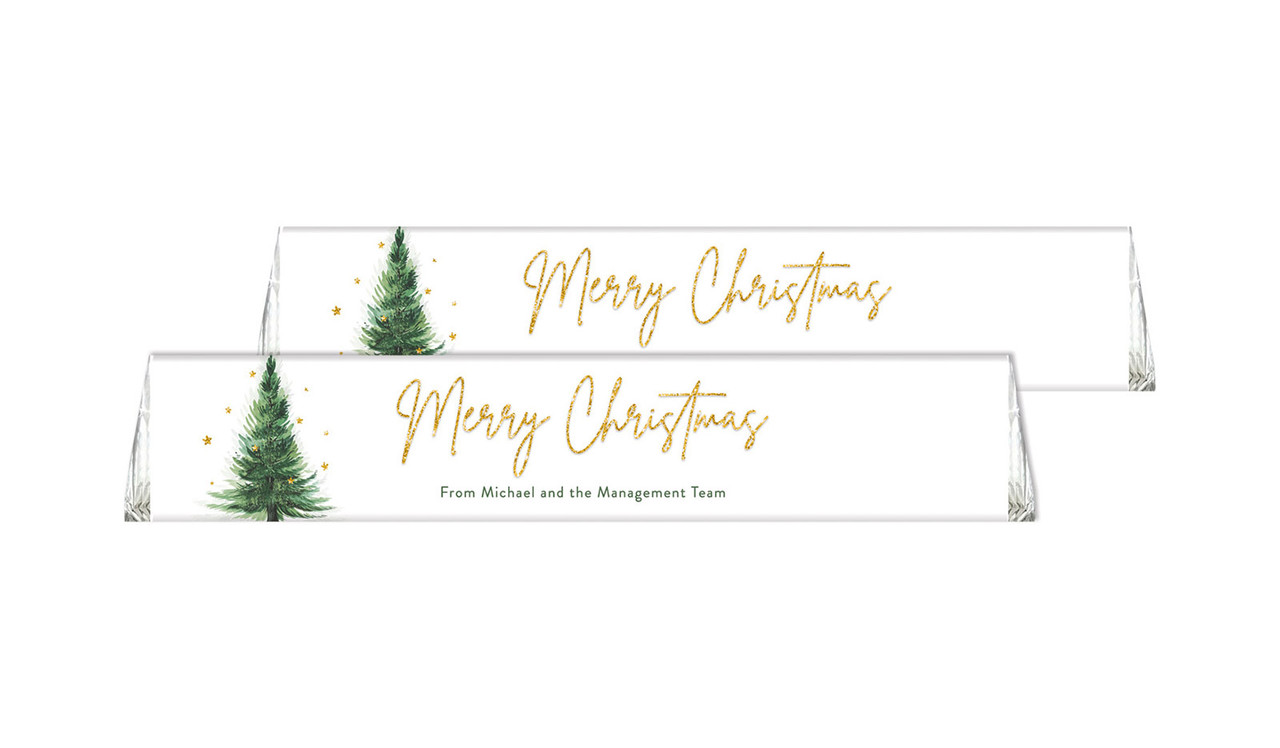 Simple Spruce Christmas Personalised Toblerone Bar 50g