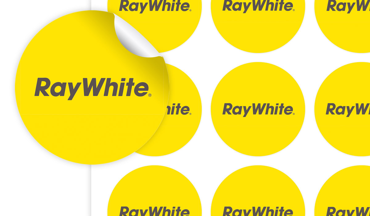 Sheet Of Branded Large Labels