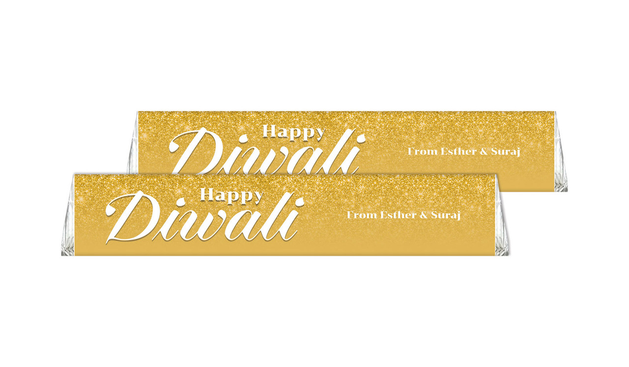 Gold Dust Personalised Toblerone Diwali Chocolates 50g