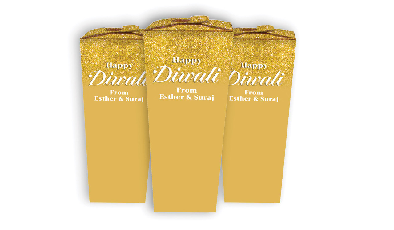 Gold Dust Diwali Personalised Chocaboxes