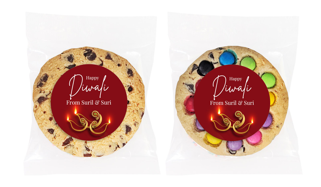 Elegant Lantern Diwali Personalised Cookies