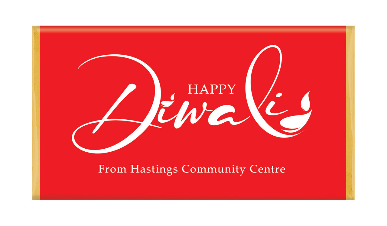 Red Diwali Personalised Chocolate Bars