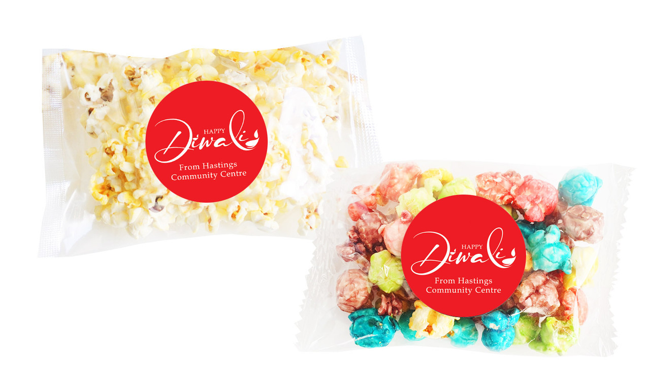 Red Diwali Personalised Popcorn Bag