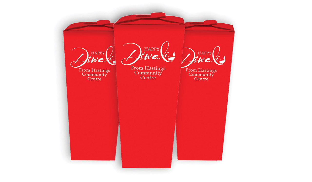 Red Diwali Personalised Chocaboxes