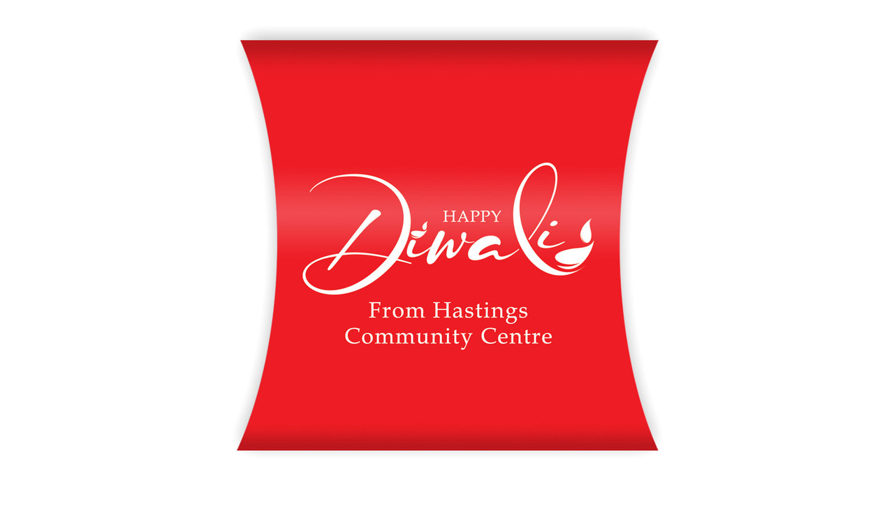 Red Diwali Personalised Pillow Boxes
