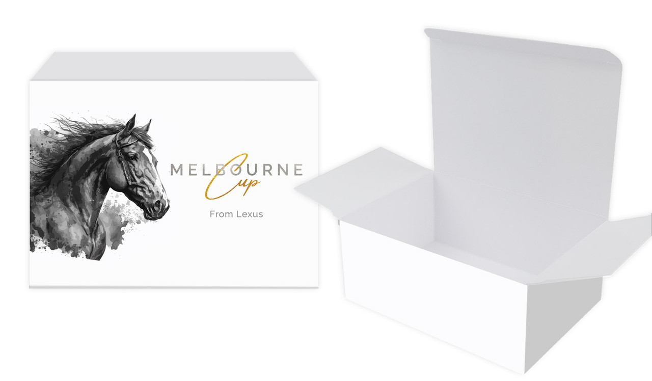 Dark Horse Melbourne Cup Horse Racing Tuck Gift Box