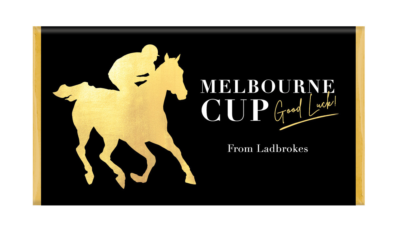 Gold Trip Melbourne Cup Horse Racing Chocolate Bars