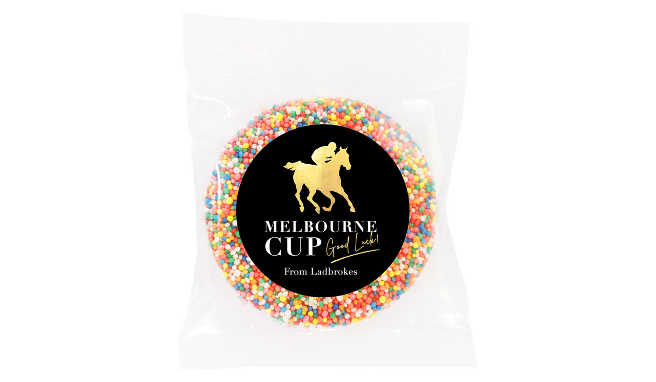 Gold Trip Melbourne Cup Horse Racing Giant Chocolate Freckle