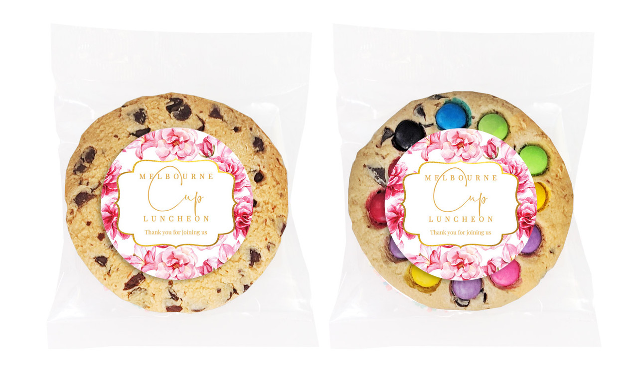 Pink Flowers Melbourne Cup Horse Racing Cookie
