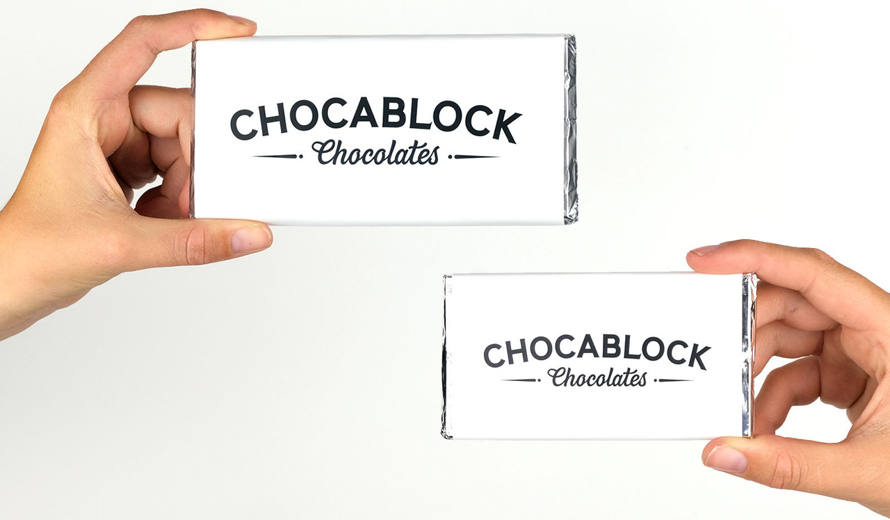 Size comparison between regular and large bars