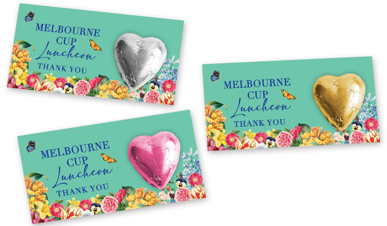 Spring Carnival Melbourne Cup Horse Racing Heart Card