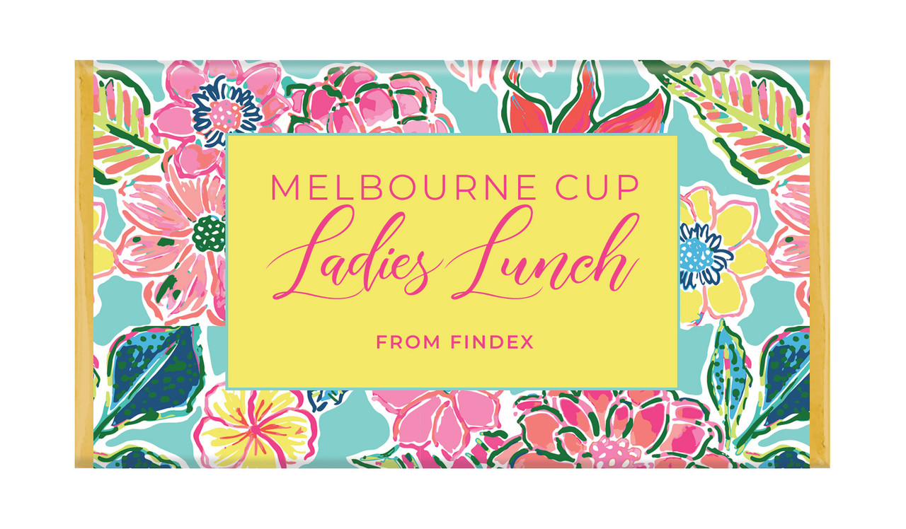 Spring Flowers Melbourne Cup Horse Racing Chocolate Bars
