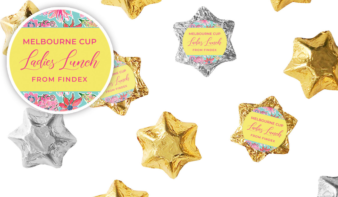 Spring Flowers Melbourne Cup Horse Racing Chocolate Stars