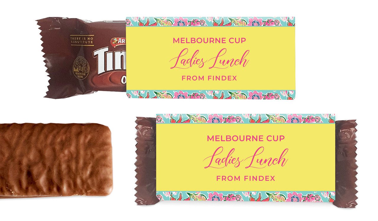Spring Flowers Melbourne Cup Horse Racing Individual TimTam TM (Box Of 150)