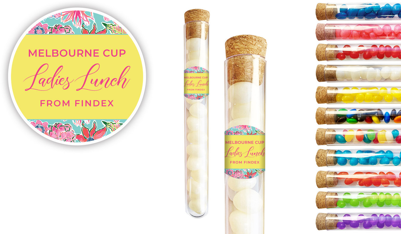 Spring Flowers Melbourne Cup Horse Racing Test Tubes