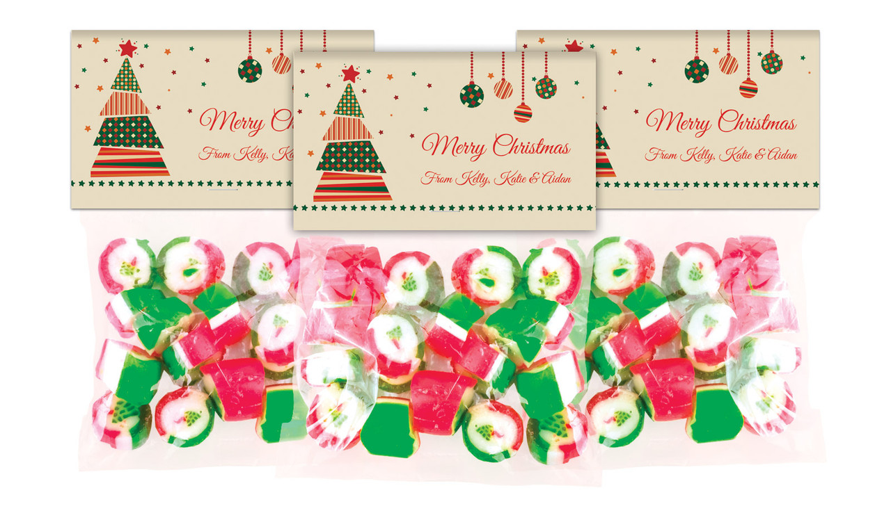 Abstract Tree Festive Rock Candy Bags