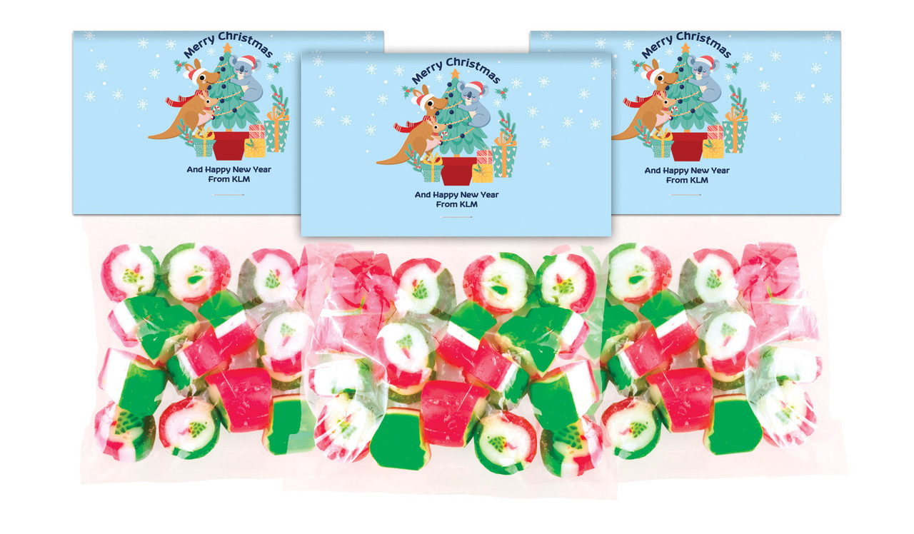 Aussie Animals Festive Rock Candy Bags