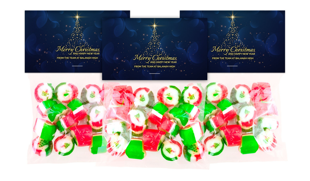 Blue Night Festive Rock Candy Bags