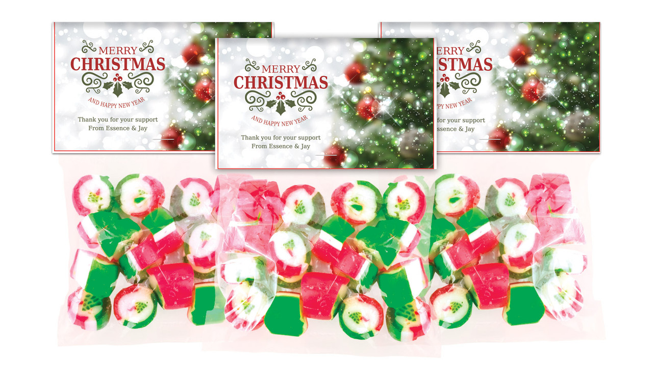 Bokeh Tree Festive Rock Candy Bags
