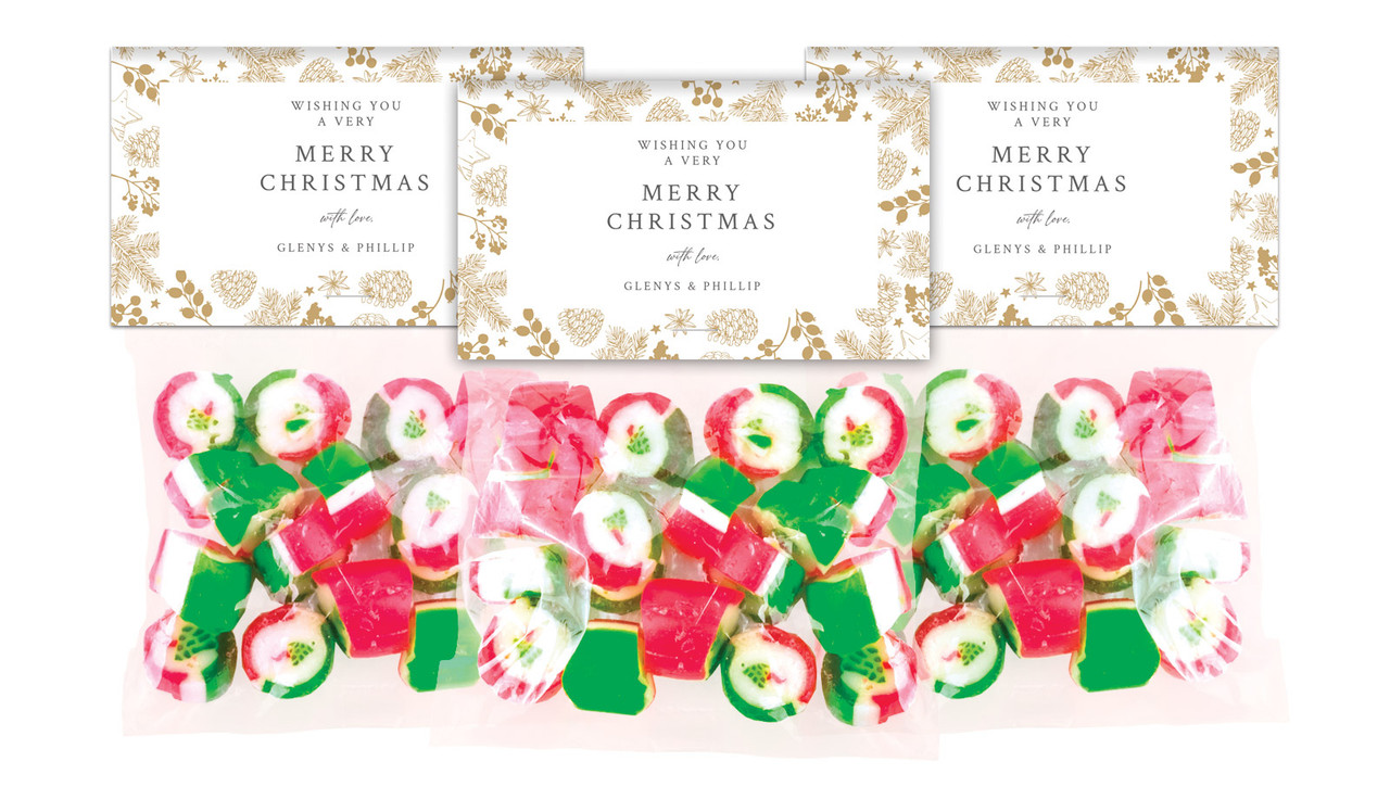 Elegant Underbrush Festive Rock Candy Bags