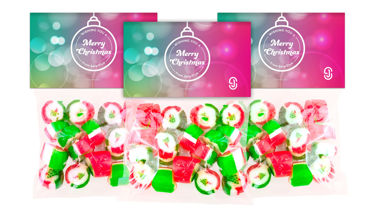 Gleaming Festive Rock Candy Bags
