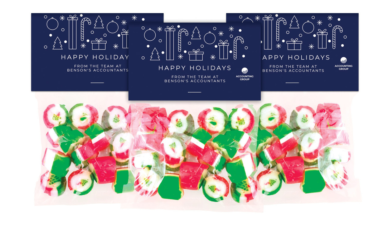 Seasonal Shapes Festive Rock Candy Bags
