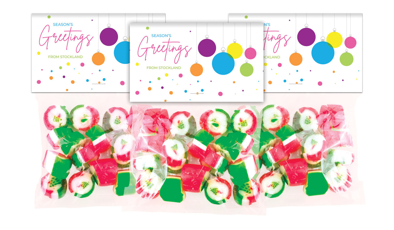 Vivid Baubles Festive Rock Candy Bags