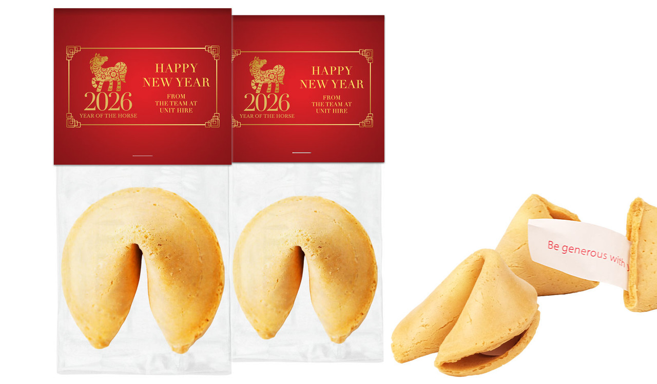 Floral Fortune Cookie With Custom Topper
