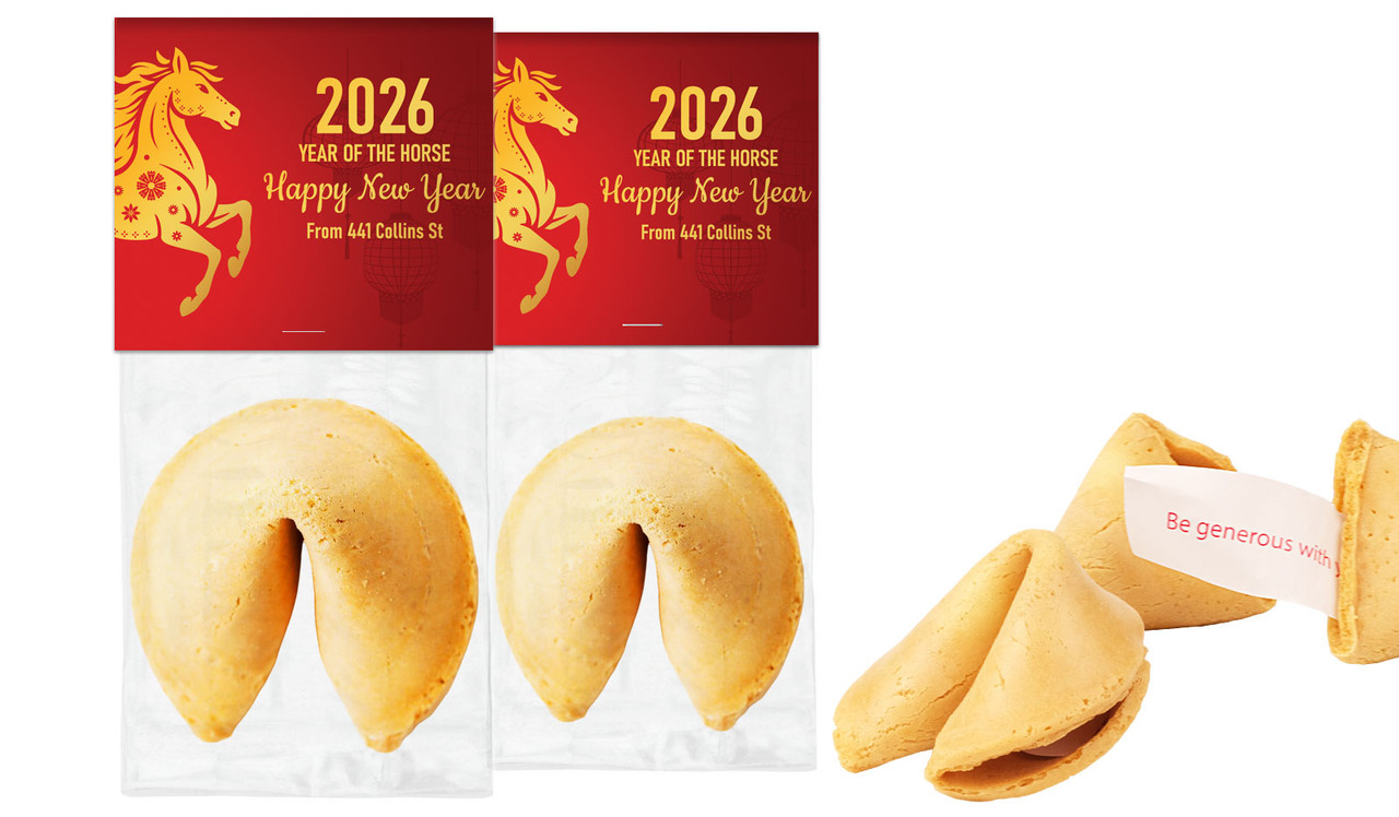 Happy Fortune Cookie With Custom Topper