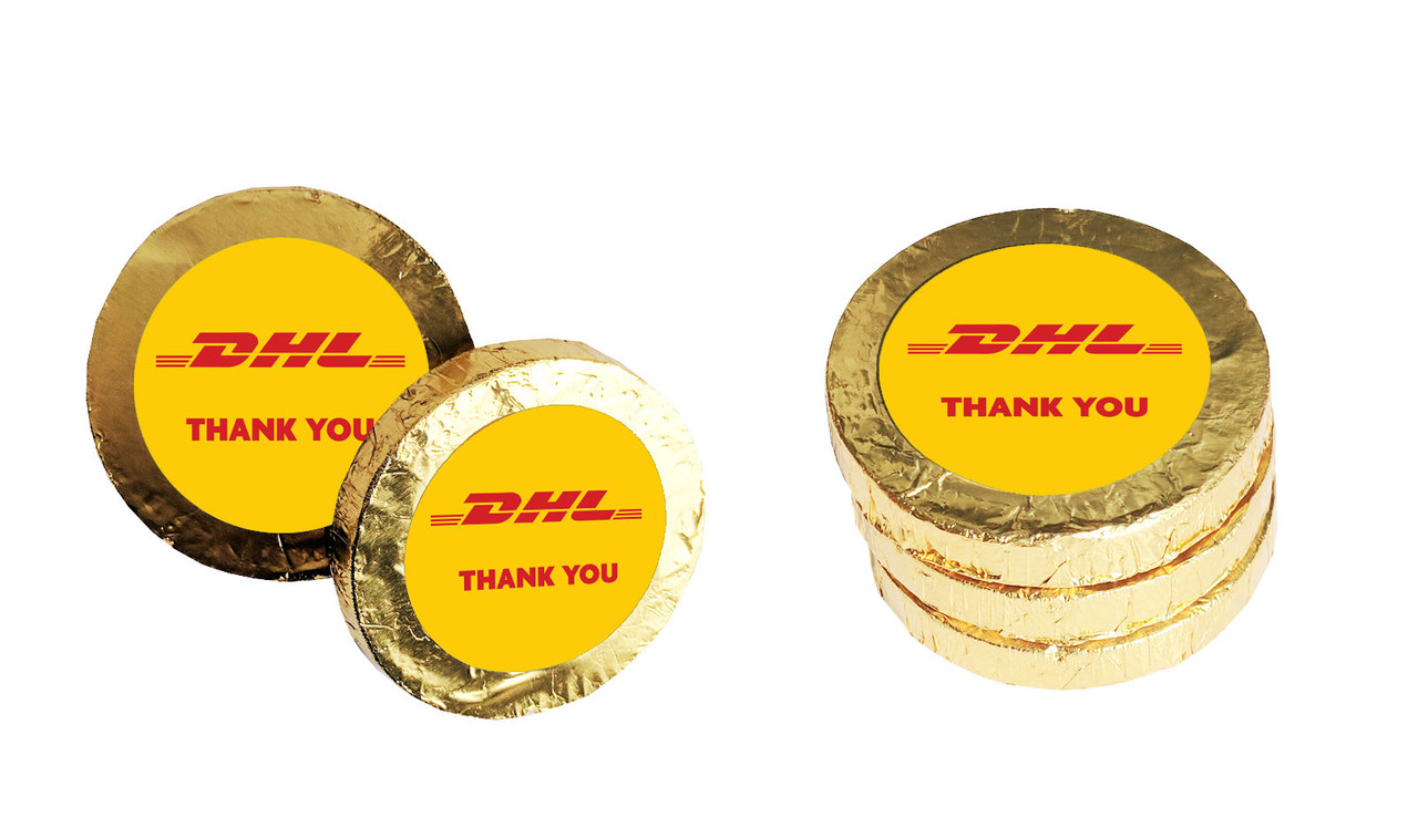 Courier Transport Branded Chocolate Coins