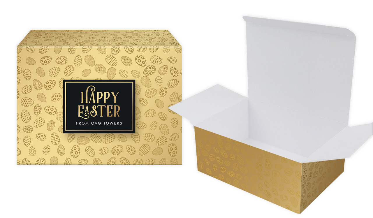 Bold Gold Personalised Tuck Gift Box