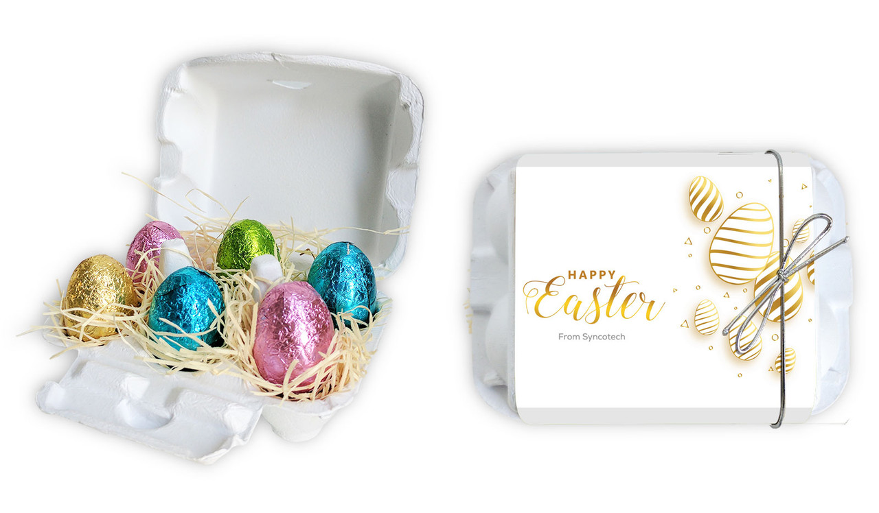 Bright Shiny Eggs Personalised Easter Egg Carton