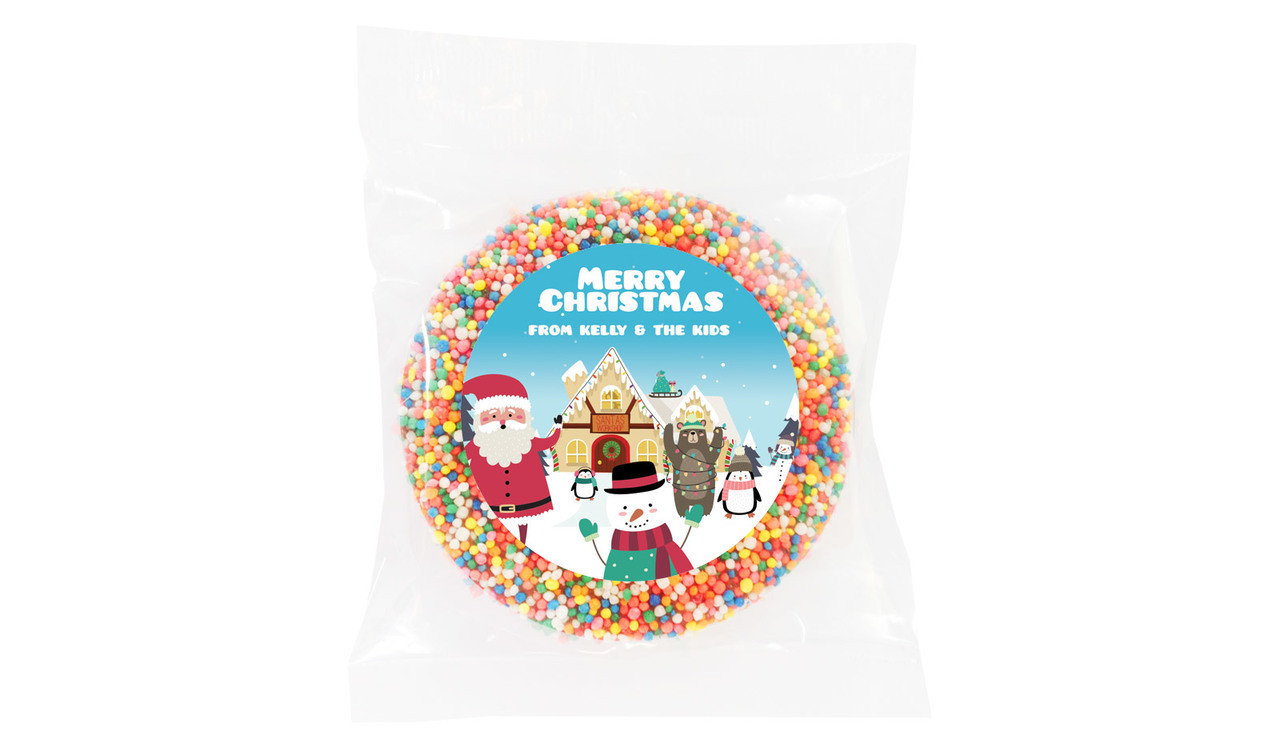 At The North Pole Christmas Giant Chocolate Freckles