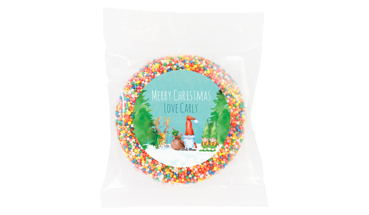 A Watercolour Christmas Custom Giant Chocolate Freckles