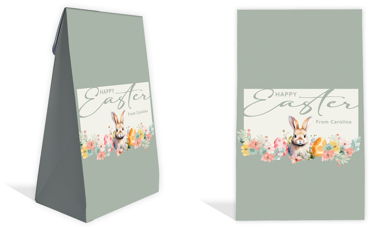 Forest Rabbit Personalised Easter Favour Bag