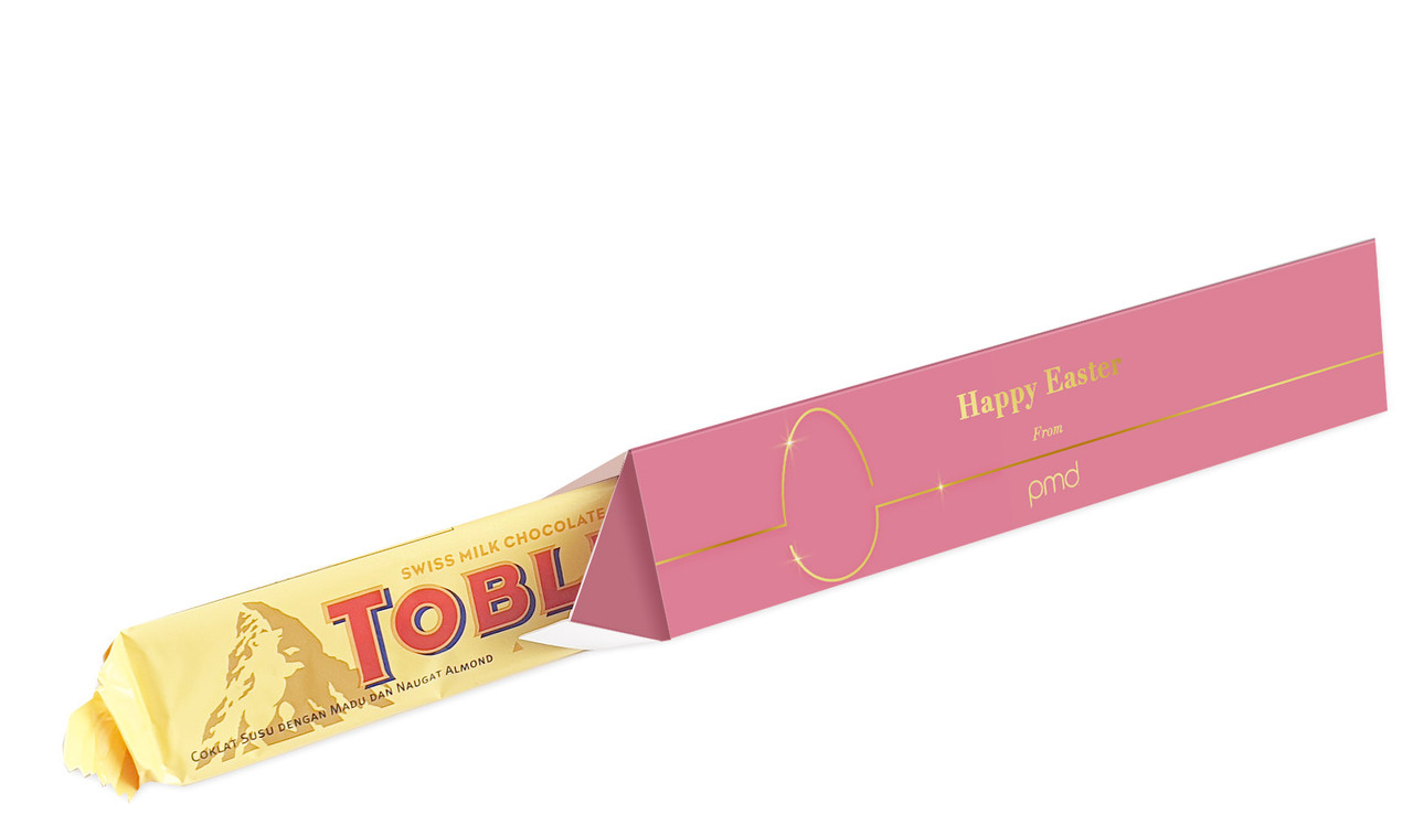Golden Egg Personalised Easter Toblerone Bar In A Box