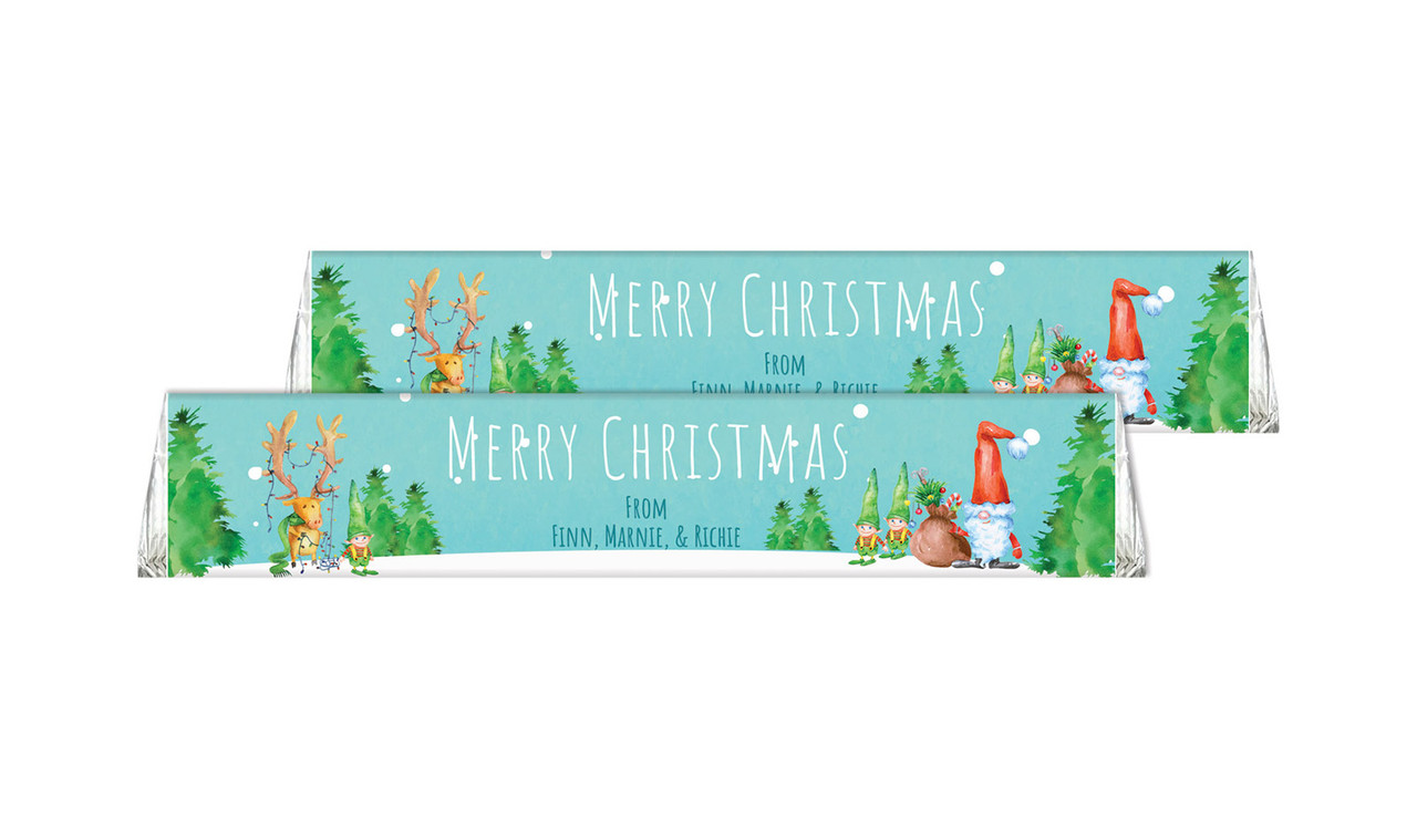 A Water Colour Christmas Custom Christmas Toblerones 50g